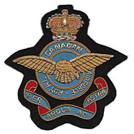 Canadian  RAF wire blazer badge